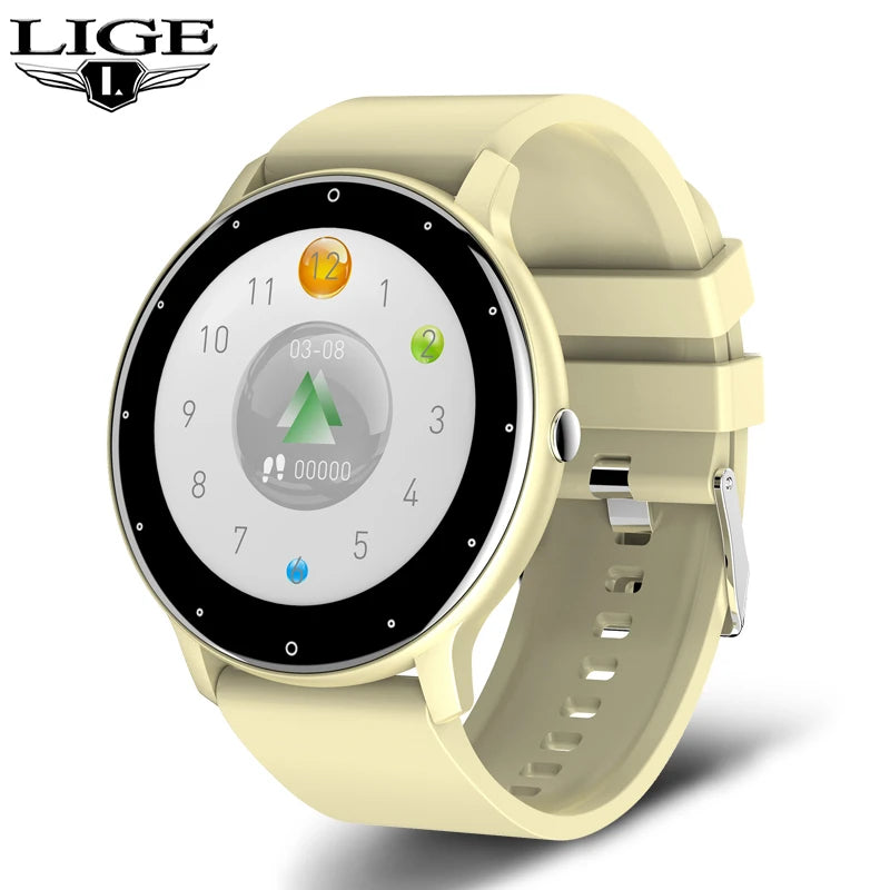Smart Watch Men Full Touch Screen Sport Fitness Watch IP67 Waterproof Bluetooth For Android ios smartwatch Men+box