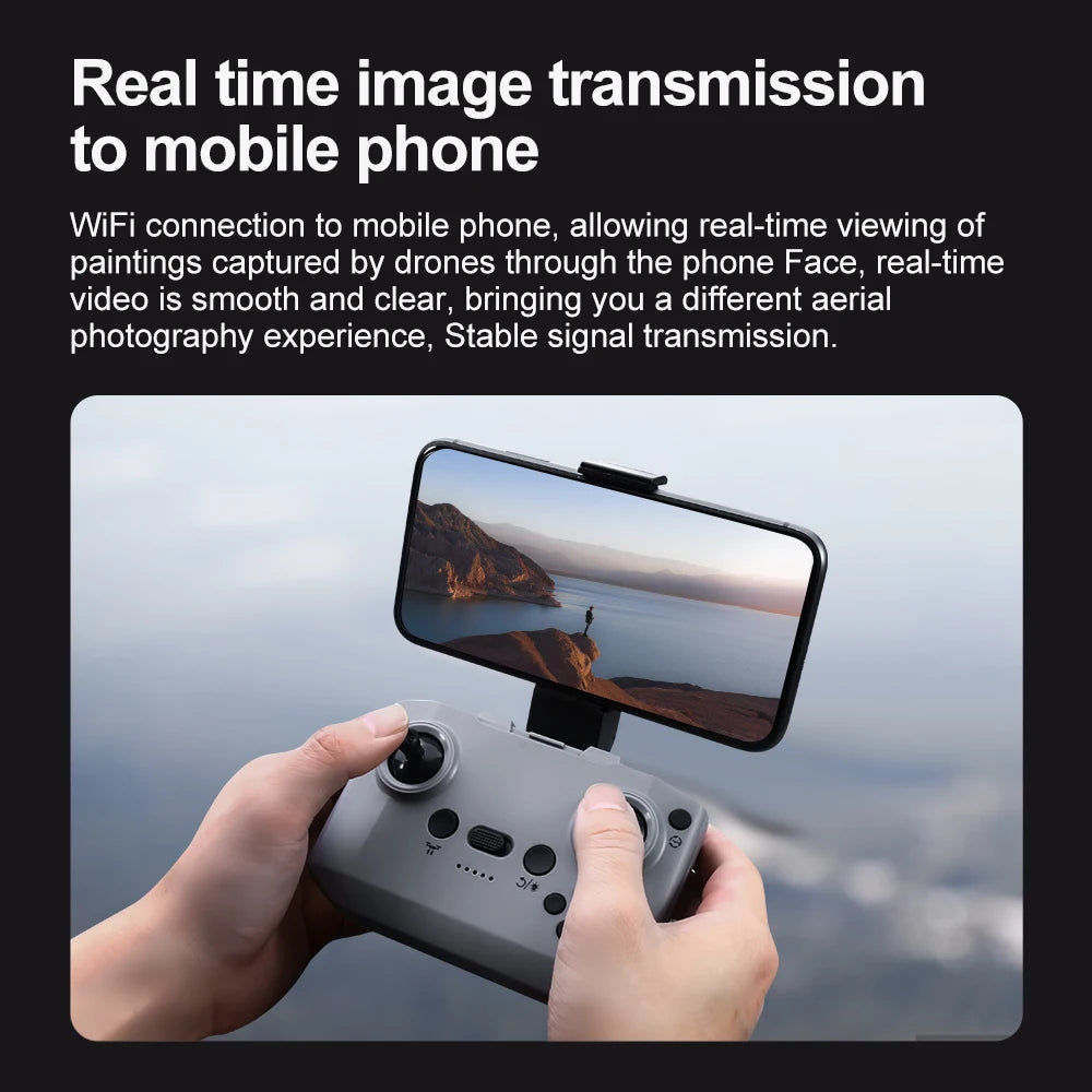 V66 Drone 4K Profesional Dual Camera Headless Mode Obstacle Avoidance WiFi FPV Dron 360° Flip RC Quadcopter Toys for Kids