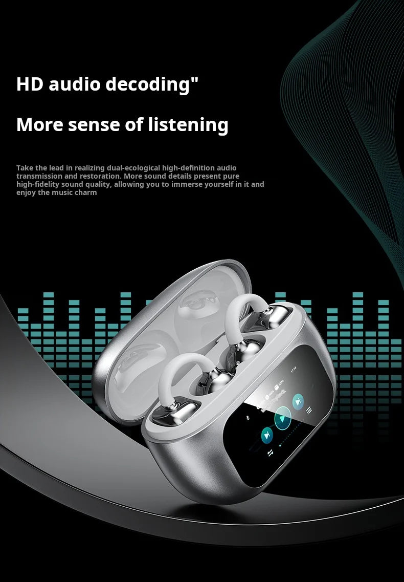 2025 New Smart AI Bluetooth Headset AI Intelligent Translation Full Color Smart Wireless Headset