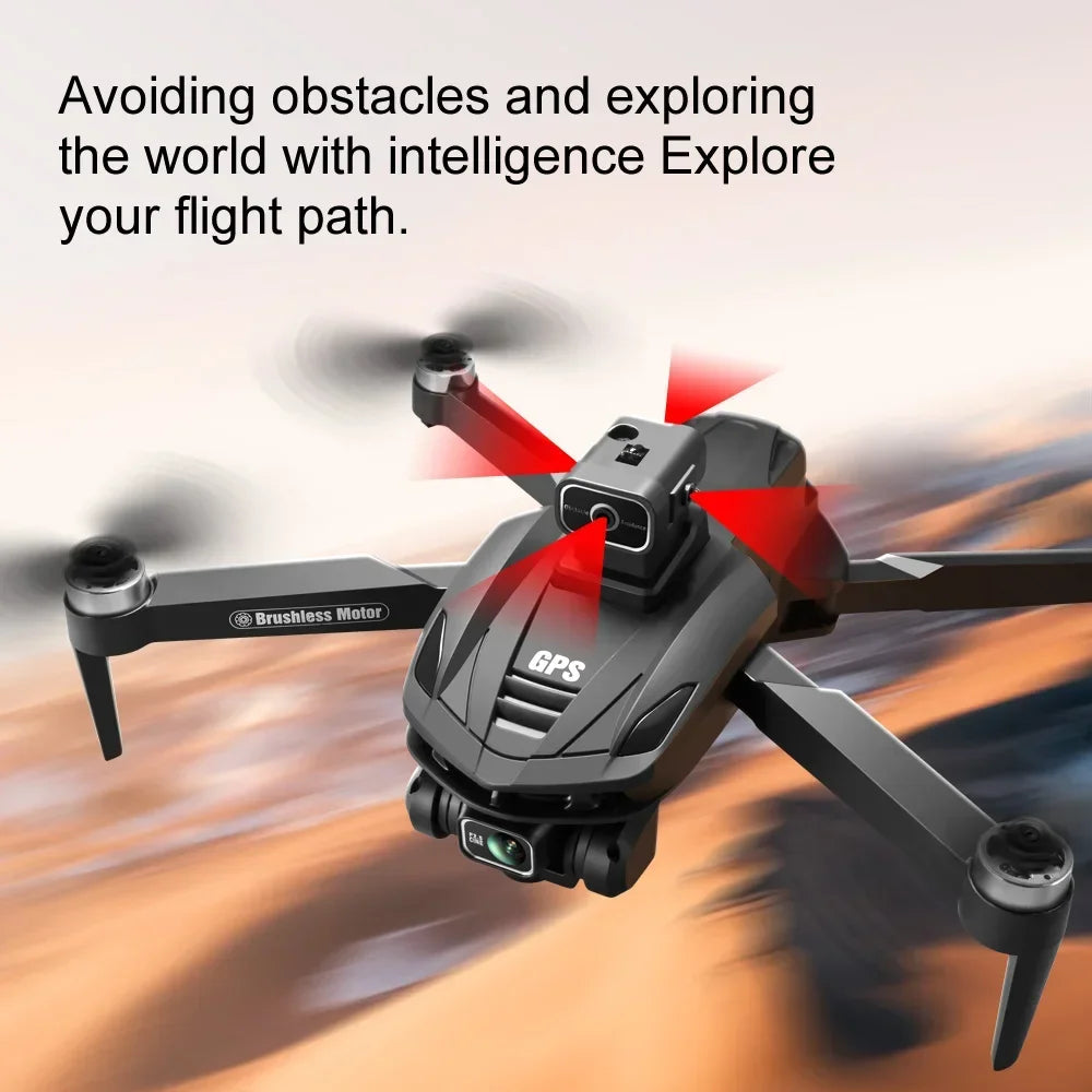 V168 Drone 8K 5G WIFI GPS Professional HD Aerial Photography DualCamera Omnidirectional Obstacle Avoidance Original