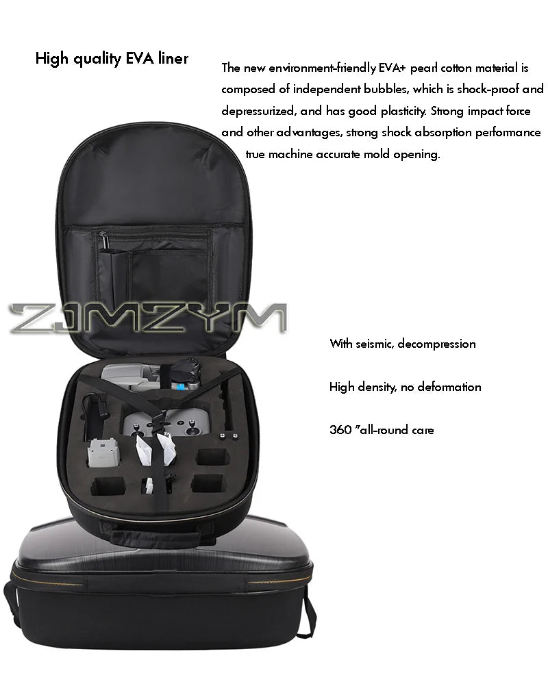 Drone Hardshell Backpack Waterproof Portable Double Shoulder Bag Outdoor Travel Handbag For Storage Drone Accessories