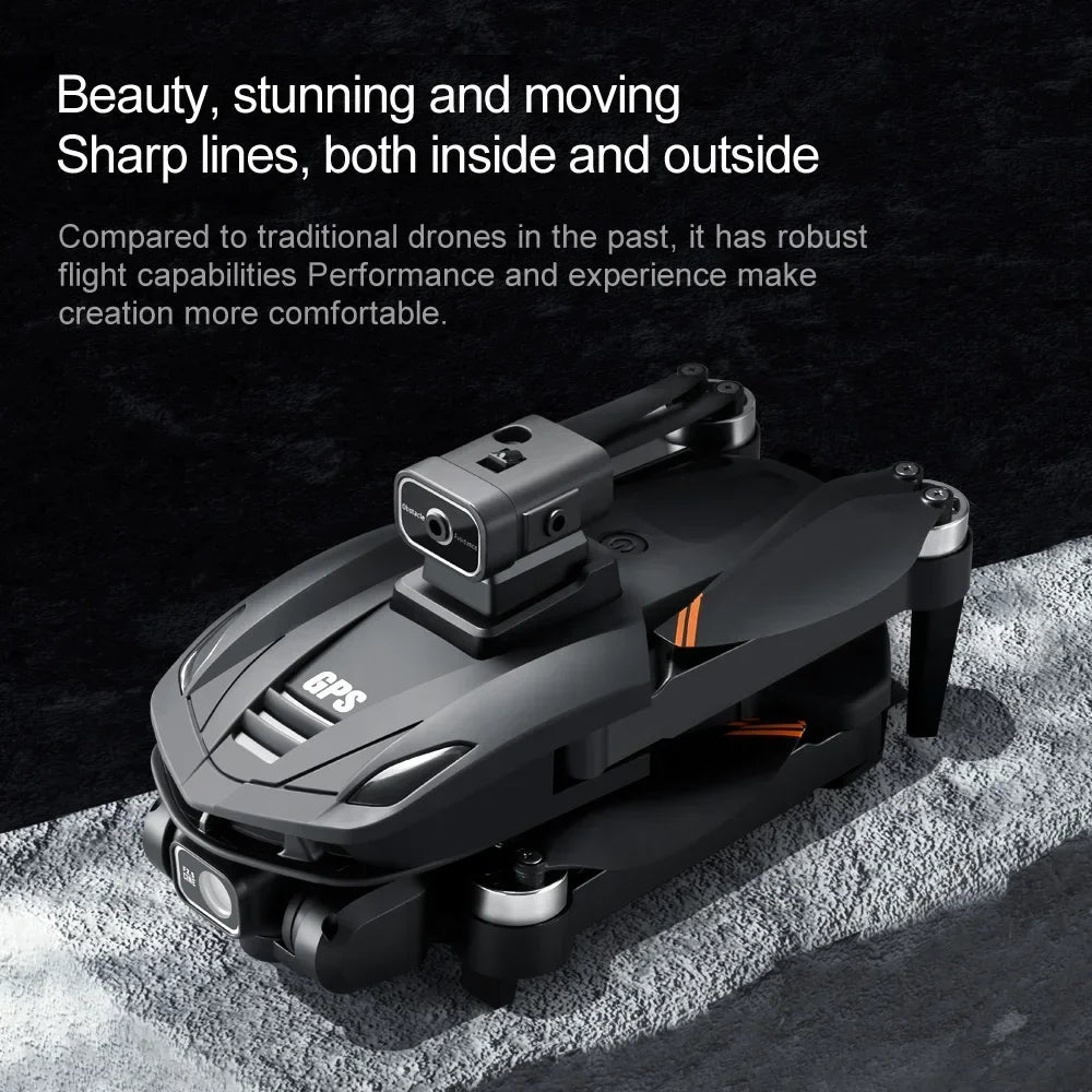 V168 Drone 8K 5G WIFI GPS Professional HD Aerial Photography DualCamera Omnidirectional Obstacle Avoidance Original