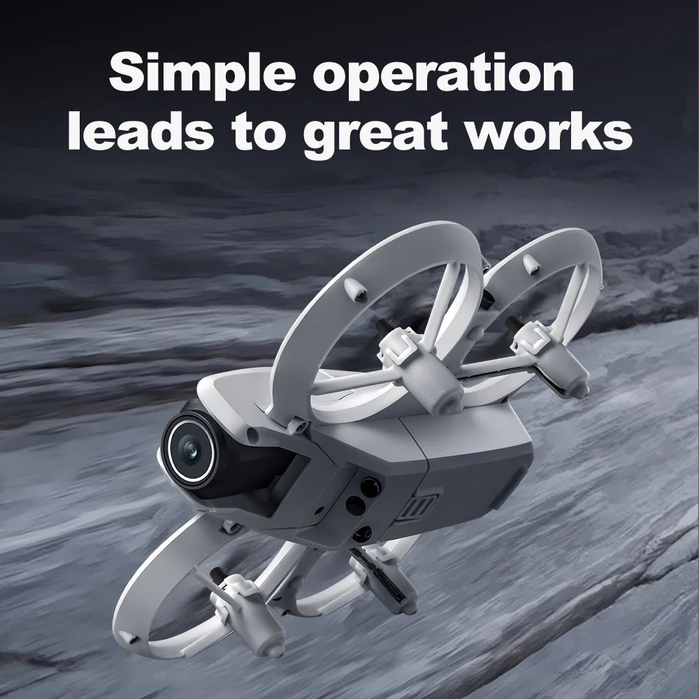 V66 Drone 4K Profesional Dual Camera Headless Mode Obstacle Avoidance WiFi FPV Dron 360° Flip RC Quadcopter Toys for Kids