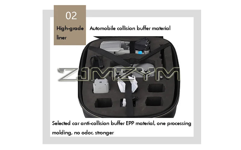 Drone Hardshell Backpack Waterproof Portable Double Shoulder Bag Outdoor Travel Handbag For Storage Drone Accessories