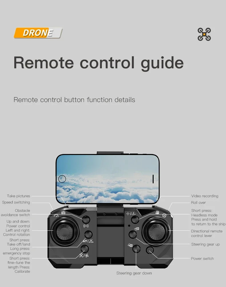 P15 Drone 4K Professional Camera 8K GPS HD Aerial Photography Dual-Camera Omnidirectional Obstacle Avoidance Drone