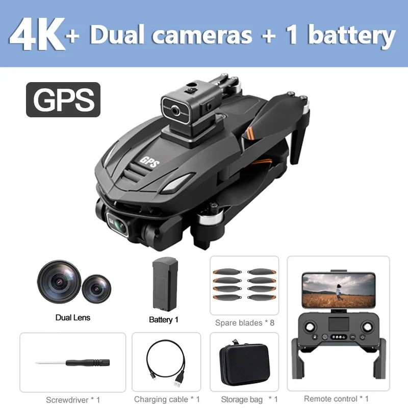 V168 Drone 8K 5G WIFI GPS Professional HD Aerial Photography DualCamera Omnidirectional Obstacle Avoidance Original