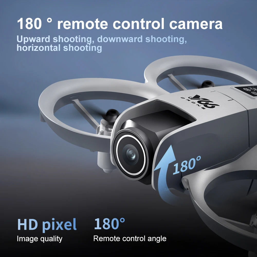 V66 Drone 4K Profesional Dual Camera Headless Mode Obstacle Avoidance WiFi FPV Dron 360° Flip RC Quadcopter Toys for Kids
