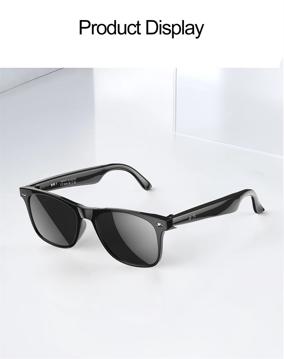New AI Intelligent Translator Bluetooth Smart Glasses Men 163 Language AI Automatic Dialogue Translation Bluetooth Glasses Women