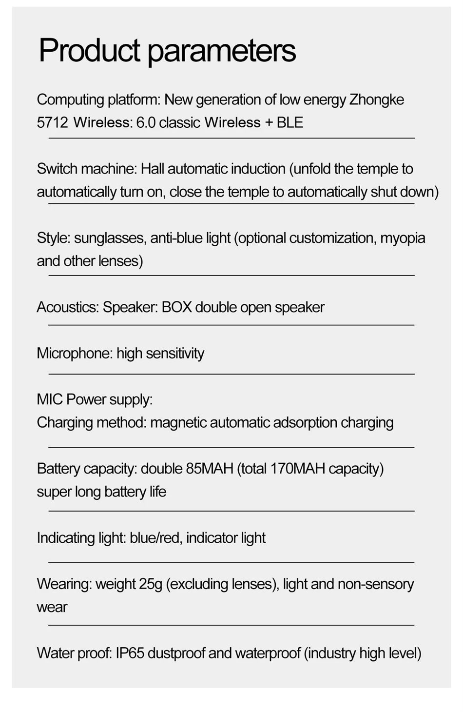 New AI Intelligent Translator Bluetooth Smart Glasses Men 163 Language AI Automatic Dialogue Translation Bluetooth Glasses Women
