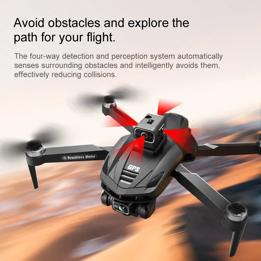 V168 Drone 8K 5G WIFI GPS Professional HD Aerial Photography DualCamera Omnidirectional Obstacle Avoidance Original