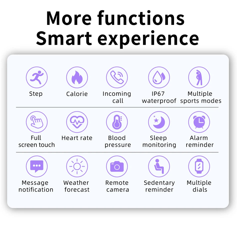 Smart Watch Men Full Touch Screen Sport Fitness Watch IP67 Waterproof Bluetooth For Android ios smartwatch Men+box