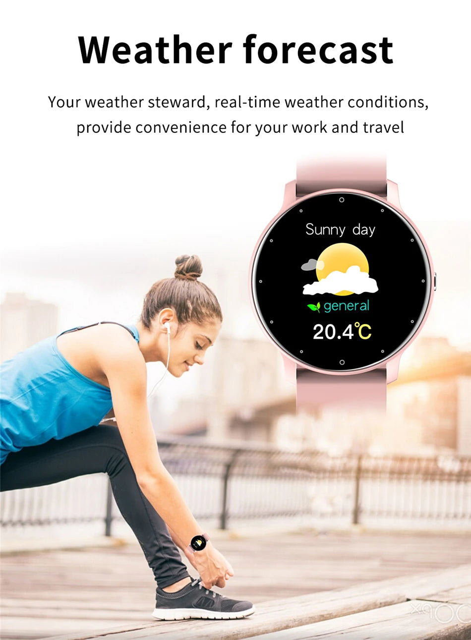 Smart Watch Men Full Touch Screen Sport Fitness Watch IP67 Waterproof Bluetooth For Android ios smartwatch Men+box