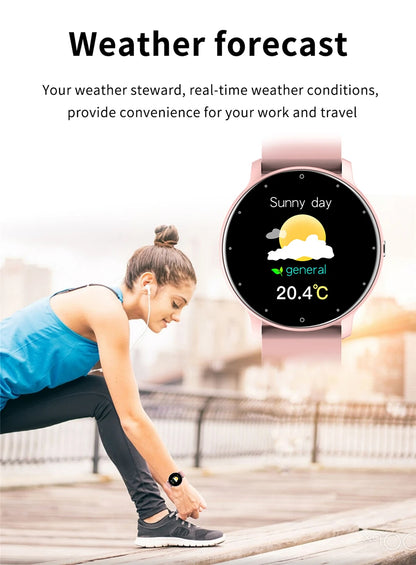 Smart Watch Men Full Touch Screen Sport Fitness Watch IP67 Waterproof Bluetooth For Android ios smartwatch Men+box