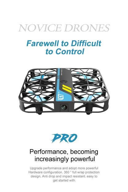 Drone V37 with Camera 8K HD Easy To Carry WiFi FPV Dron Pocket Rc Helicopter Quadcopter Family Toys Gift