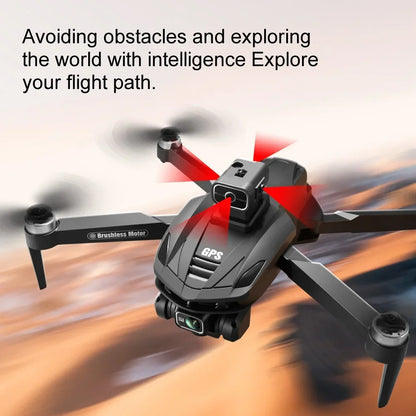 V168 Drone 8K 5G WIFI GPS Professional HD Aerial Photography DualCamera Omnidirectional Obstacle Avoidance Original