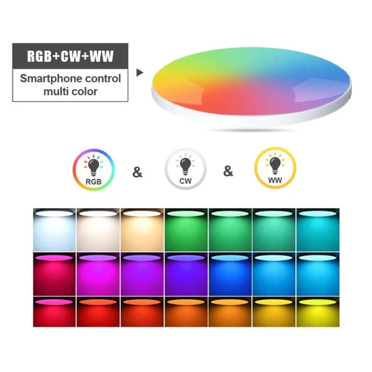 Zigbee 3.0 Ceiling Light Wifi RGB Remote Control APP Alexa Google Voice Dimmable Living Room Bedroom Home LED Smart Ceiling Lamp