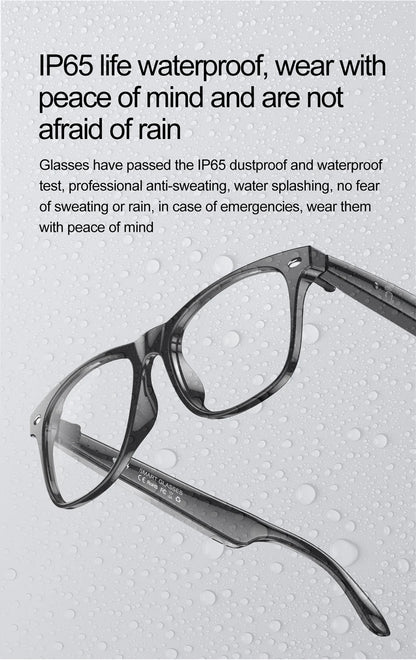 New AI Intelligent Translator Bluetooth Smart Glasses Men 163 Language AI Automatic Dialogue Translation Bluetooth Glasses Women