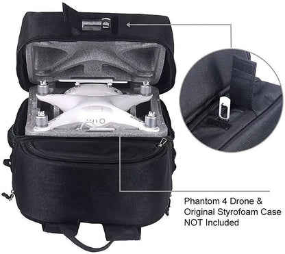 Hard Shell Backpack for DJI Phantom 4 Pro Quadcopter Drones, Waterproof Hard Carrying Case,Travel Backpack for DJI Phantom 4 Pro