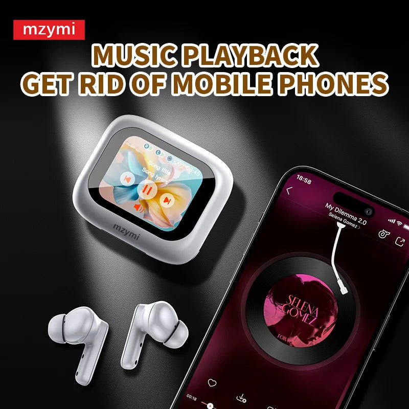 mzymi E18 Pro Bluetooth5.4 Headphones Noise Cancelling Gaming Headset Waterproof Sports Earphone TWS In Ear Earbuds For XIAOMI