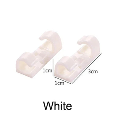 Wire Cable Management Organizer Desktop & Workstation Cord Clips Management Holder Data Telephone Line Cable Winder Sleeve