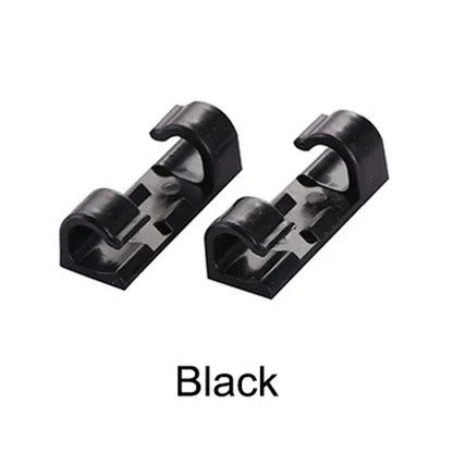 Wire Cable Management Organizer Desktop & Workstation Cord Clips Management Holder Data Telephone Line Cable Winder Sleeve