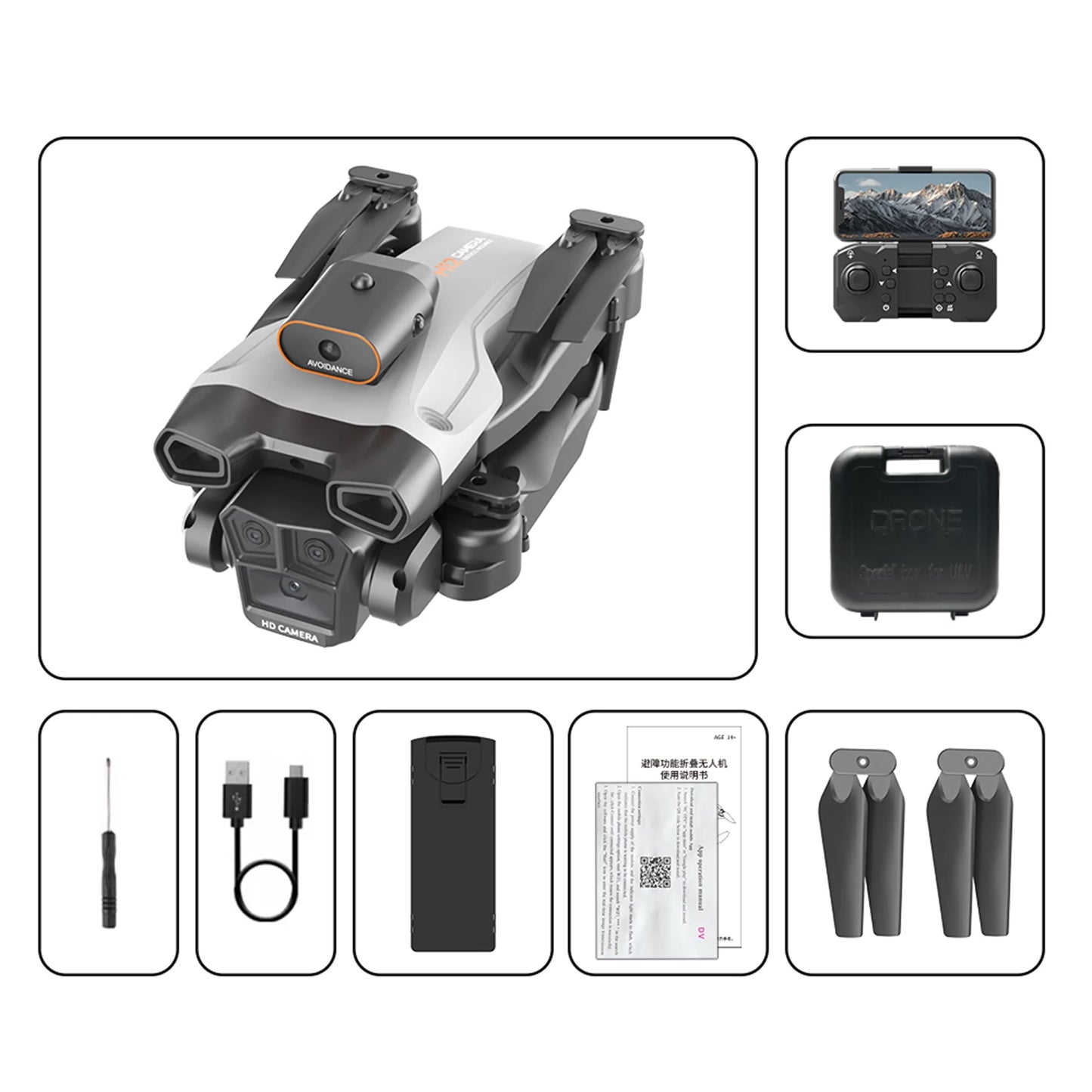 Aether 3 Vision Pro – Triple-Camera Cinematic Drone 🔴 Limited Stock • Only a Few Units Left – Order Today!