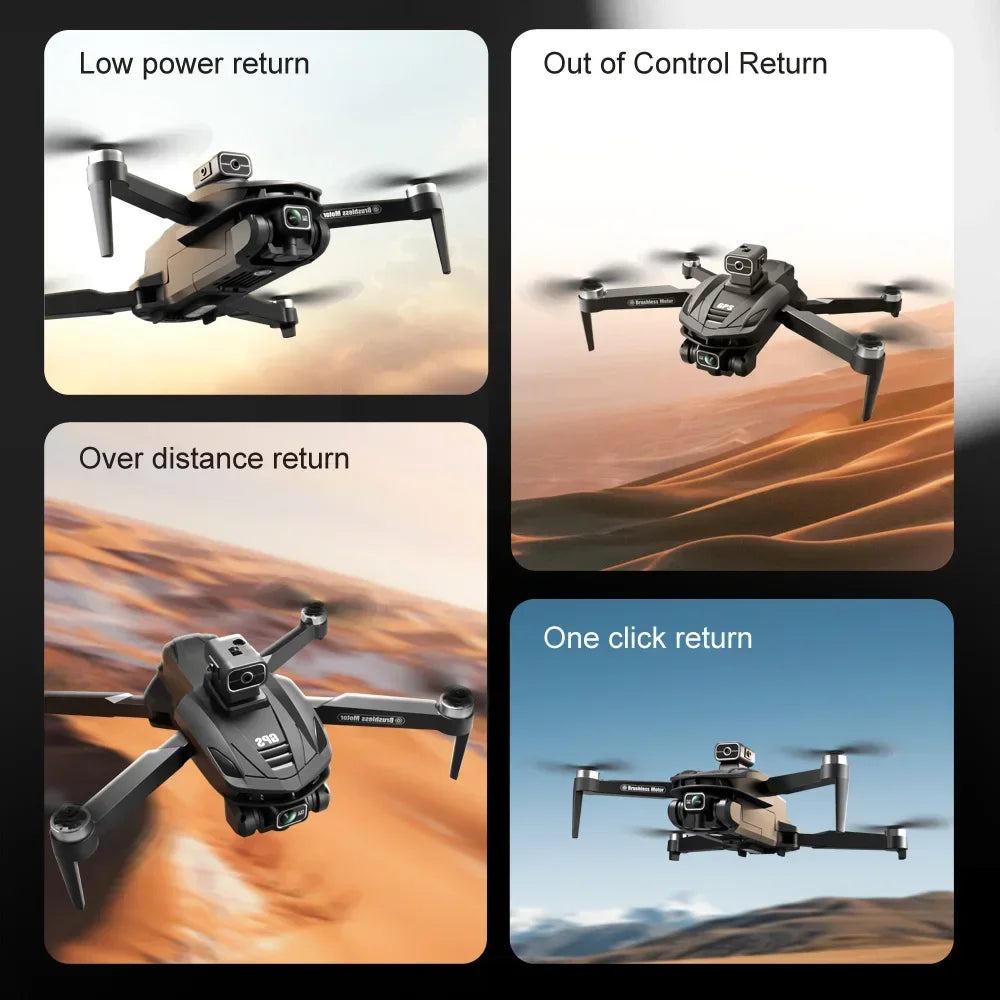 V168 Drone 8K 5G WIFI GPS Professional HD Aerial Photography DualCamera Omnidirectional Obstacle Avoidance Original
