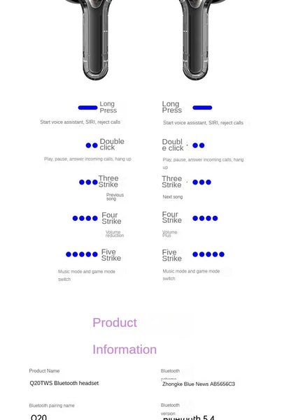 Air31 Max True Wireless Bluetooth Earphone Binaural Small In Ear Buds Sports Stereo Bass TWS Earbuds Sports Headset