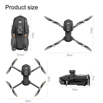 V168 Drone 8K 5G WIFI GPS Professional HD Aerial Photography DualCamera Omnidirectional Obstacle Avoidance Original