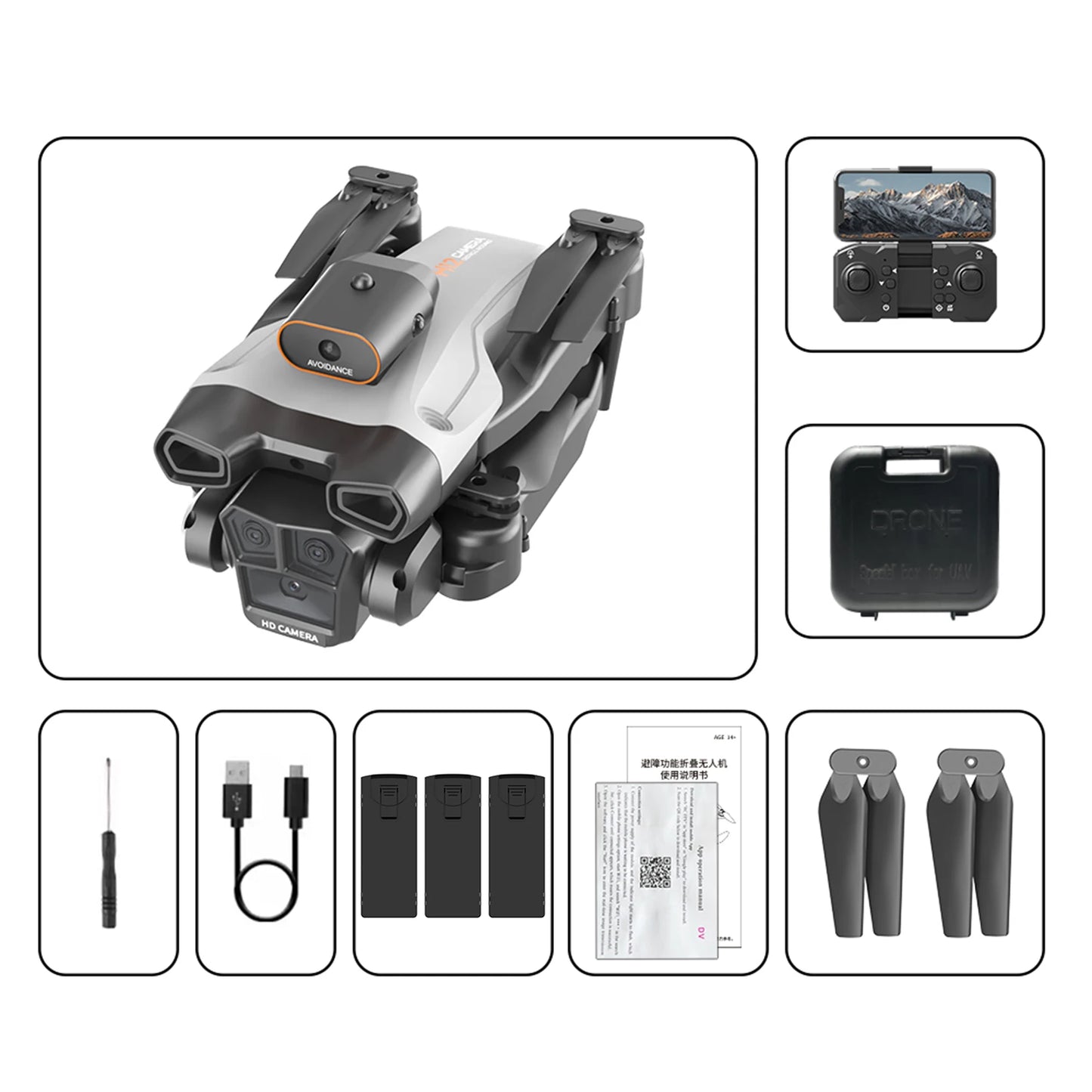 Aether 3 Vision Pro – Triple-Camera Cinematic Drone 🔴 Limited Stock • Only a Few Units Left – Order Today!