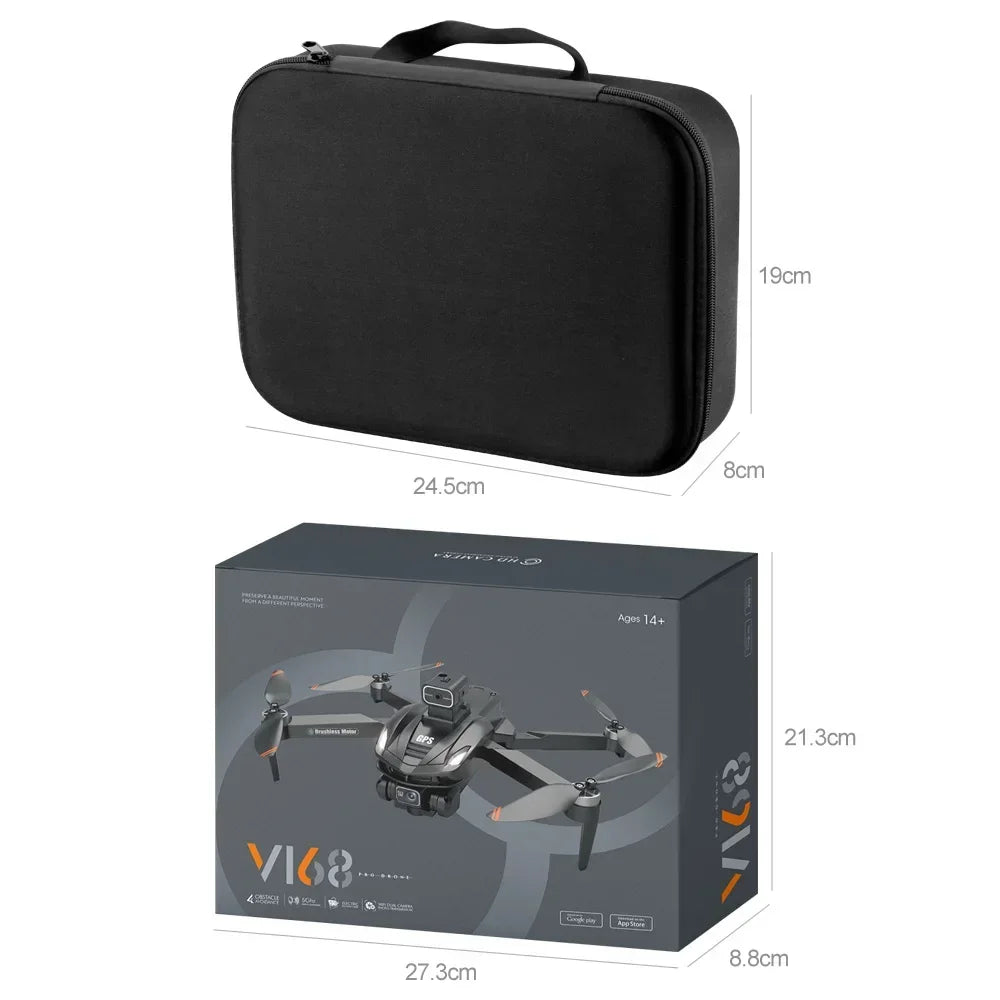 V168 Drone 8K 5G WIFI GPS Professional HD Aerial Photography DualCamera Omnidirectional Obstacle Avoidance Original