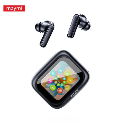 mzymi E18 Pro Bluetooth5.4 Headphones Noise Cancelling Gaming Headset Waterproof Sports Earphone TWS In Ear Earbuds For XIAOMI