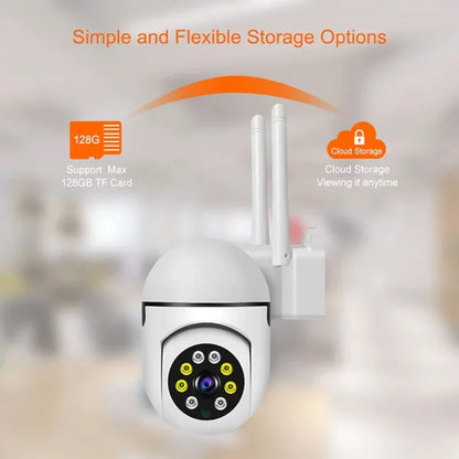 Solar Camera Wifi IP Camera Outdoor Wired Security Surveillance Smart home 100W AI Human Tracking Two Way Audio Night Color Cam