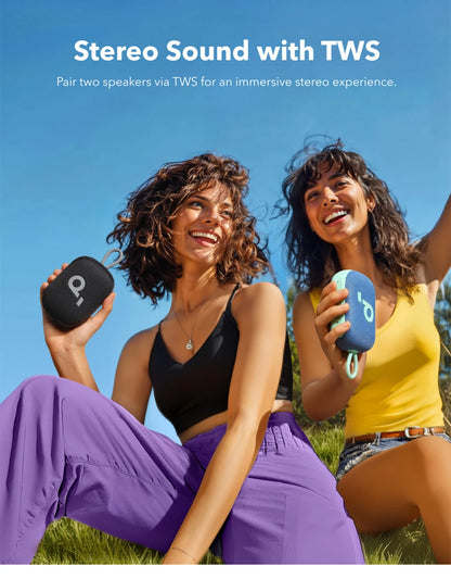 Soundcore Select 4 Go Bluetooth Speaker, Ultra Portable, Up to 20 Hours of Playtime, IP67 Waterproof and Dustproof, Floatable