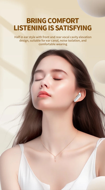 mzymi E18 Pro Bluetooth5.4 Headphones Noise Cancelling Gaming Headset Waterproof Sports Earphone TWS In Ear Earbuds For XIAOMI
