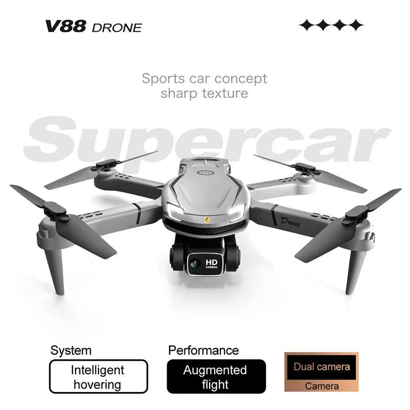 V88 Drone 8K 5G GPS FPV Professional HD Aerial Photography Remote Control Aircraft HD Camera Quadcopter Toys Drone