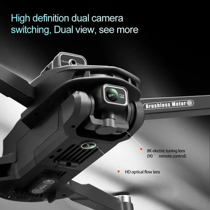 V168 Drone 8K 5G WIFI GPS Professional HD Aerial Photography DualCamera Omnidirectional Obstacle Avoidance Original