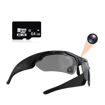 Smart Glasses HD 1080P - Camera Audio Video Riding Recorder Camcorder Outdoor Sports Driving Glasses Action Camera New 2025